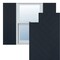 Ekena Millwork 15"W x 76"H True Fit PVC Diagonal Slat Modern Style Fixed Mount Shutters, Starless Night BluePair) TFP001DG15X076OB - alternate 1